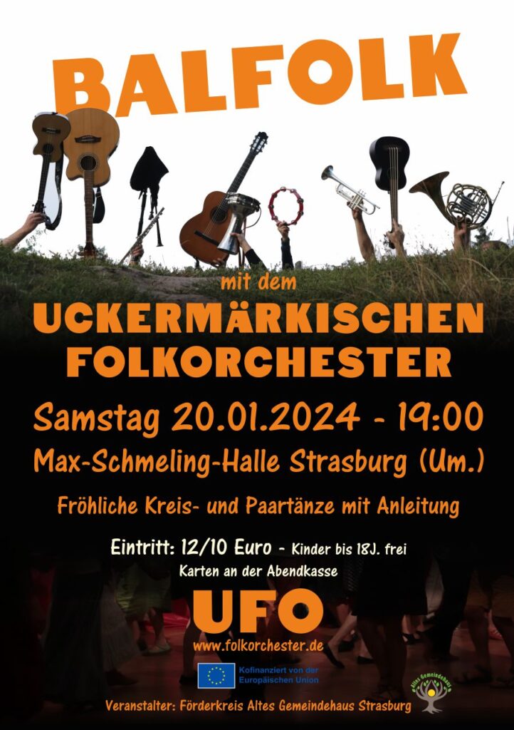 Uckermärkisches Folkorchester - UFO - in Strasburg